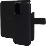 Mobiparts iPhone 16 Pro Max - 2-in-1 leather wallet case, Housse smartphone Noir