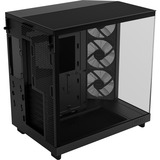 NZXT H6 Flow RGo boîtier midi tower Noir | 2x USB-A | 1x USB-C | RGB | Verre Trempé