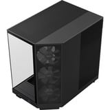 NZXT H6 Flow RGo boîtier midi tower Noir | 2x USB-A | 1x USB-C | RGB | Verre Trempé