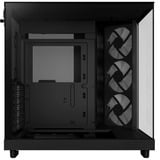 NZXT H6 Flow RGo boîtier midi tower Noir | 2x USB-A | 1x USB-C | RGB | Verre Trempé