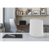 Netgear Orbi RBS760 Système WiFi 6 tri-bande Mesh Satellite, Point d’accès maillé Blanc, Couverture jusqu'à 125 m²