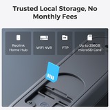 Reolink Reolink D340B with Chime+64GB SD Card, Sonnette de porte Noir