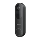 Reolink Sonnette D340B avec carillon + carte SD 64 Go, Sonnette de porte Noir