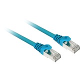 Sharkoon Câble réseau RJ-45 S/FTP Cat.7a Bleu, 5 mètres, câble brut