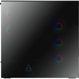 ARCTIC Xtender (Mirror Black) boîtier midi tower Noir | 2x USB-A | 1x USB-C | RGB | Verre Trempé