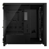 Corsair FRAME 5000D WOOD RS boîtier midi tower Noir/bois | 3x USB-C | Window