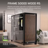 Corsair FRAME 5000D WOOD RS boîtier midi tower Noir/bois | 3x USB-C | Window