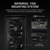 Corsair FRAME 5000D WOOD RS boîtier midi tower Noir/bois | 3x USB-C | Window