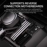 Corsair FRAME 5000D WOOD RS boîtier midi tower Noir/bois | 3x USB-C | Window