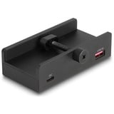 DeLOCK USB 5 Gbps avec 3 ports 2 x USB Type-A, 1 x USB Type-C™ , Hub USB Noir