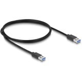 DeLOCK USB 5 Gbps avec 3 ports 2 x USB Type-A, 1 x USB Type-C™ , Hub USB Noir