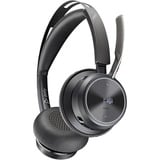 HP Poly Voyager Focus 2 USB-A - Teams Certified casque on-ear Noir, Support de charge inclus