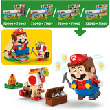LEGO 72040, Super Mario - Camp du capitaine Toad, Jouets de construction 