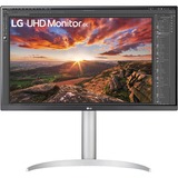 LG 27UP850N-W 27" 4K Ultra HD 27" 4K Ultra HD Gaming Moniteur Argent, 2x HDMI, 1x DisplayPort, 2x USB-A 3.2 (5 Gbit/s), 1x USB-C