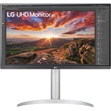 LG 27UP850N-W 27" 4K Ultra HD Moniteur Argent, 2x HDMI, 1x DisplayPort, 2x USB-A 3.2 (5 Gbit/s), 1x USB-C