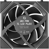 Lian Li UNI FAN TL LCD FLEX ventilateur de boîtier RGB  Noir, 124 x 120 x 28 mm, PWM