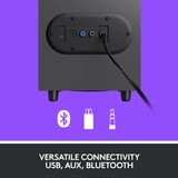 Logitech Z407, Haut-parleur Noir, Bluetooth
