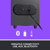 Logitech Z407, Haut-parleur PC Noir, Bluetooth
