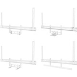 Neomounts AV2-500WH kit de barre vidéo universelle, Montage Blanc