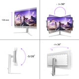 Philips  31.5" 4K UHD Moniteur gaming  Blanc