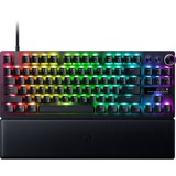 Razer Huntsman V3 Pro TKL RGB clavier gaming mécanique Noir, Layout US (QWERTY), Razer Analog Optical Gen 2, 80 % (TKL), Double-shot PBT