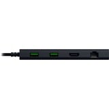 Razer USB-C Dock, Station d'accueil Noir