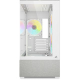 Sharkoon MK7 ARGB boîtier mini tower Blanc | 2x USB-A | 1x USB-C | RGB | Verre Trempé