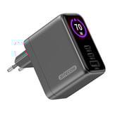 Sitecom Chargeur mural GaN 70 W avec écran LED couleur Noir