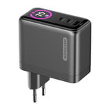 Sitecom Chargeur mural GaN 70 W avec écran LED couleur Noir