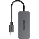 Sitecom USB-C vers 4x USB-C 10 Gbps Hub, Hub USB Gris