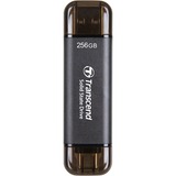 Transcend ESD310 Portable 256 Go SSD externe Noir, USB-A 3.2 (10 Gbit/s) | USB-C 3.2 (10 Gbit/s)