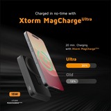 Xtorm Fuel Series 5, powerbank magnétique, 10 000 mAh, Batterie portable Noir, USB-C, MagSafe