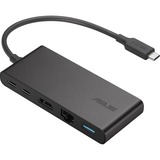 ASUS Station d'accueil double 4K USB-C, Hub USB Noir