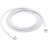 Apple USB-C vers Lightning, Câble Blanc, 2 mètres