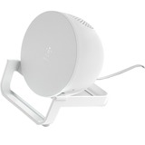 Belkin BOOSTCHARGE support de charge sans fil + haut-parleur, Station de recharge Blanc