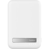 Belkin BoostCharge Pro powerbank magnétique sans fil de 8 000 mAh + support - 15 W Blanc
