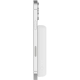 Belkin BoostCharge powerbank sans fil magnétique 5000mAh + support Blanc, 5.000 mAh