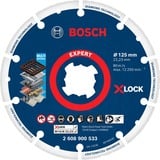 Bosch 2 608 900 533 accessoire pour meuleuse d'angle Disque de coupe Disque de coupe, Moyeu plat, Acier inoxydable, Acier, Bosch, 2,22 cm, 12,5 cm