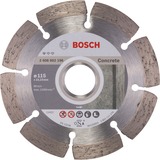 Bosch Disques à tronçonner diamantés Standard for Concrete, Disque de coupe Béton, 11,5 cm, 2,22 cm, 1,6 mm