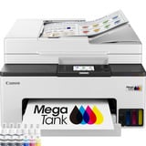 Canon MAXIFY GX2051 Imprimante jet d'encre couleur avec MegaTank rechargeable, Imprimante multifonction Blanc, impression, copie, numérisation, fax, Wi-Fi