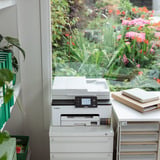 Canon MAXIFY GX2051 Imprimante jet d'encre couleur avec MegaTank rechargeable, Imprimante multifonction Blanc, impression, copie, numérisation, fax, Wi-Fi