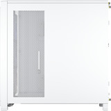 Corsair FRAME 4000X RS White boîtier midi tower Blanc | 2x USB-A | 1x USB-C | RGB | Verre trempé