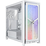 Corsair FRAME 4000X RS boîtier midi tower Blanc | 2x USB-A | 1x USB-C | RGB | Verre trempé