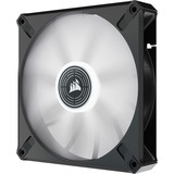 Corsair ML140 LED ELITE White, Ventilateur de boîtier Noir/Blanc