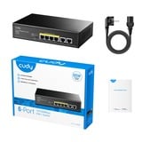 Cudy 6-Port 10/100M PoE+ Switch Noir