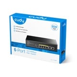 Cudy 6-Port 10/100M PoE+ Switch Noir