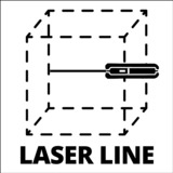 Einhell 4006825616217 niveau laser Niveau de pointage 5 m, Laser de ligne Noir/Rouge, 5 m, 20 m, Niveau de pointage, Noir, Rouge, 110 mm, 200 mm