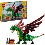 LEGO Créateur 3-en-1 - Dragon médiéval, Jouets de construction 31161
