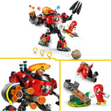 LEGO Knuckles contre l’Egg Crusher de Dr. Eggman, Jouets de construction 