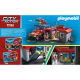 PLAYMOBIL City Action - Caserne de pompiers, Jouets de construction 71193